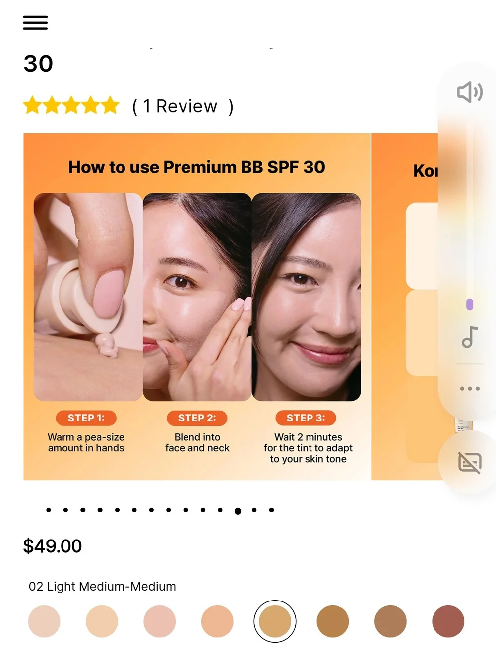 Dr. Jart+ BB Premium Beauty Balm SPF 30 - Light Medium Medium